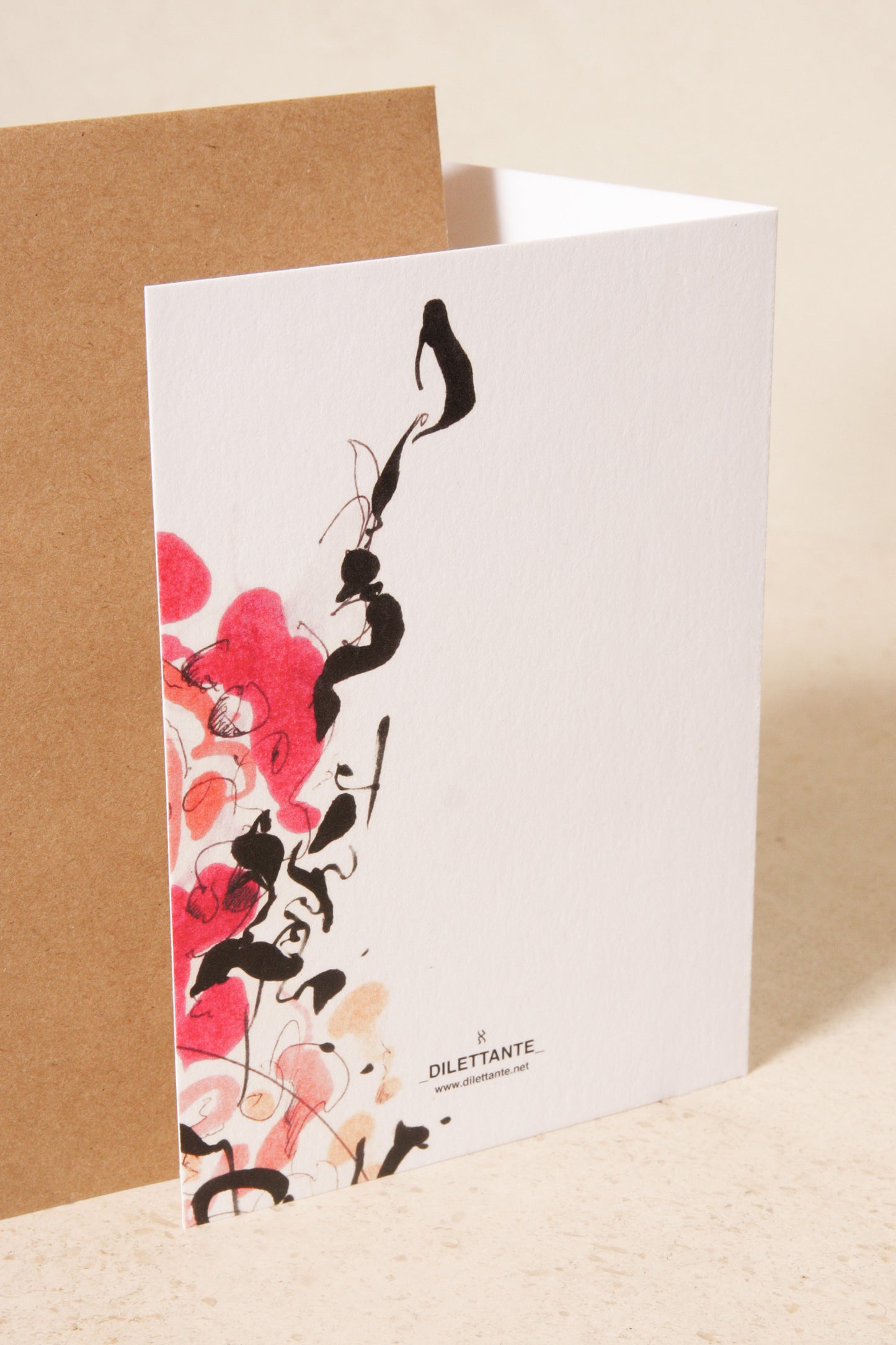 Nick FitzPatrick Greeting Card - Pink