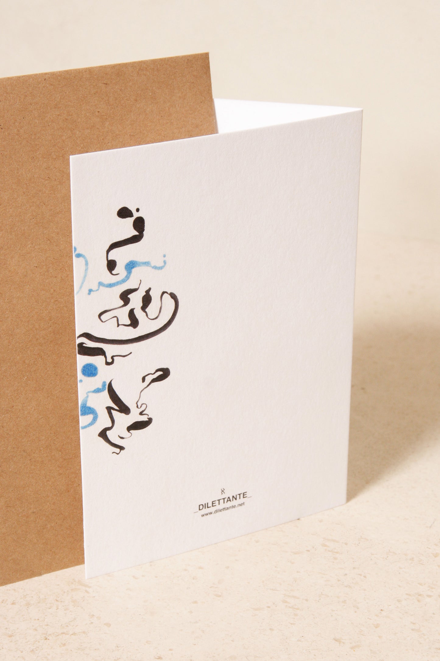Nick FitzPatrick Greeting Card - Blue