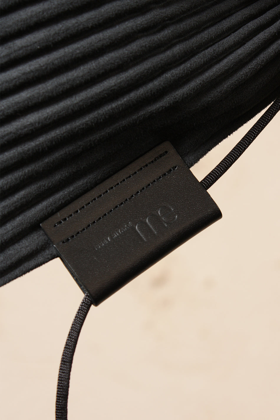 Pleated Drawstring Knapsack