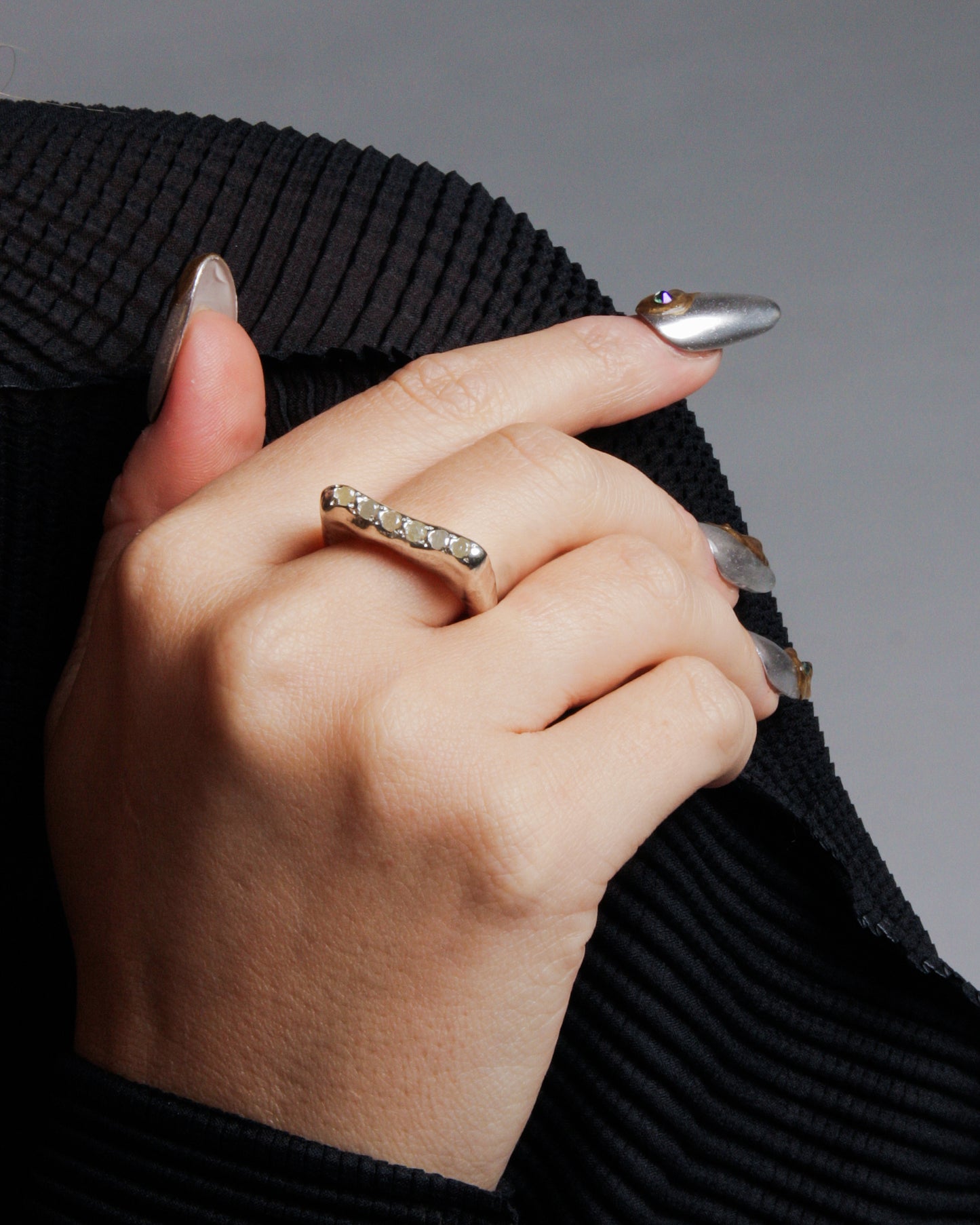 Riny Icy White Diamond Ring