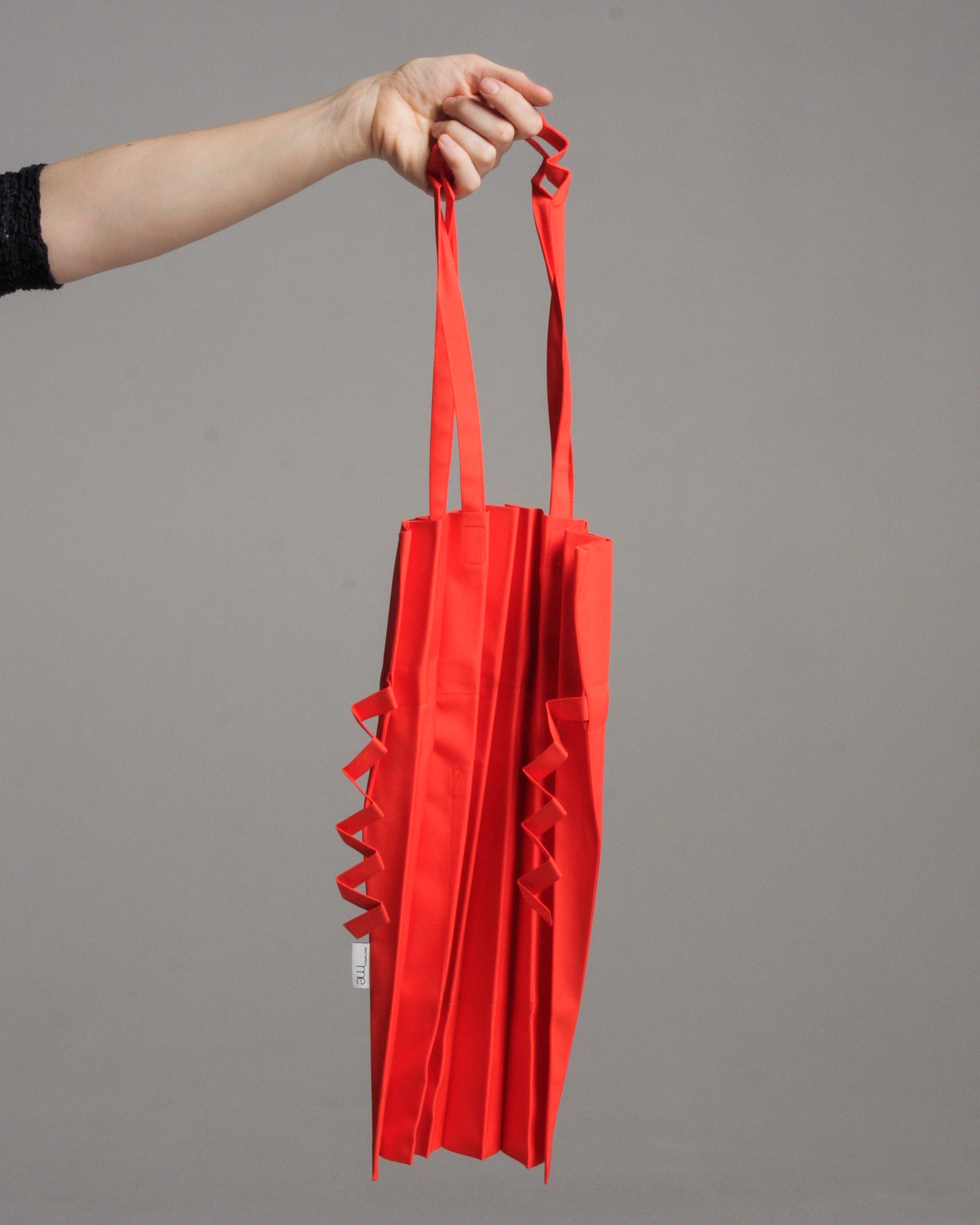 Red Tape Pleats Bag