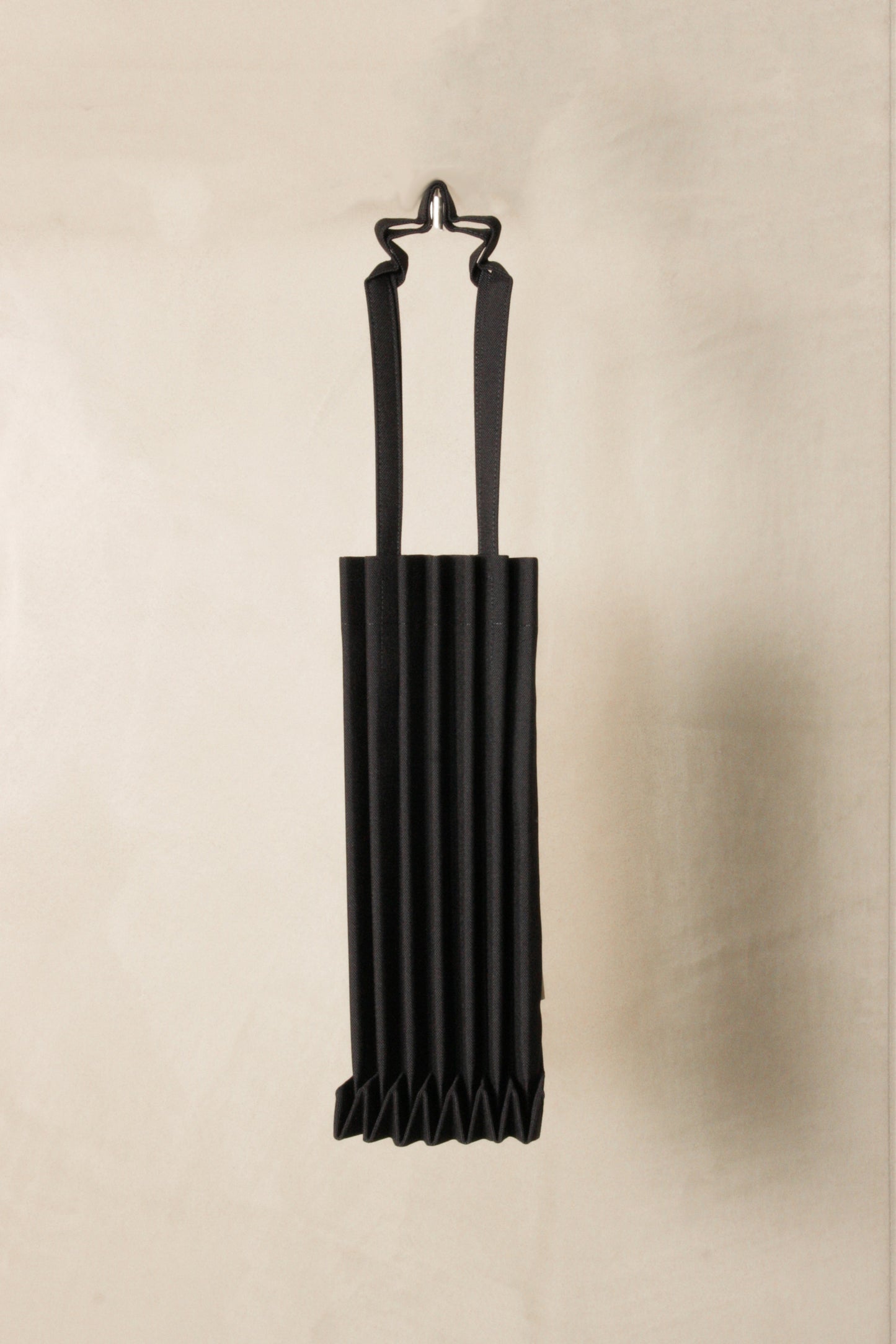 Chambray Pleated Tote Small