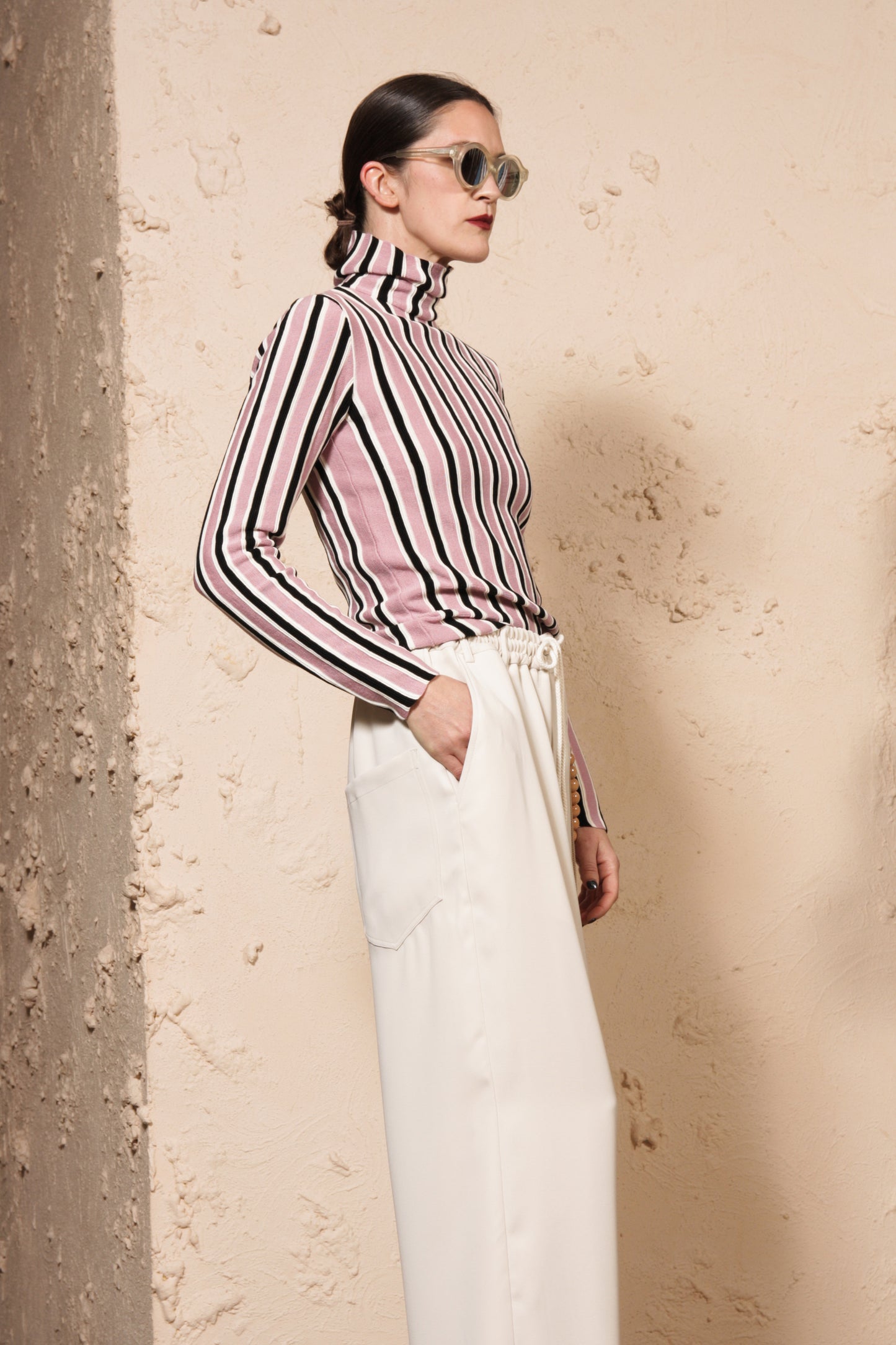 Kofia Pink Stripe Sweater