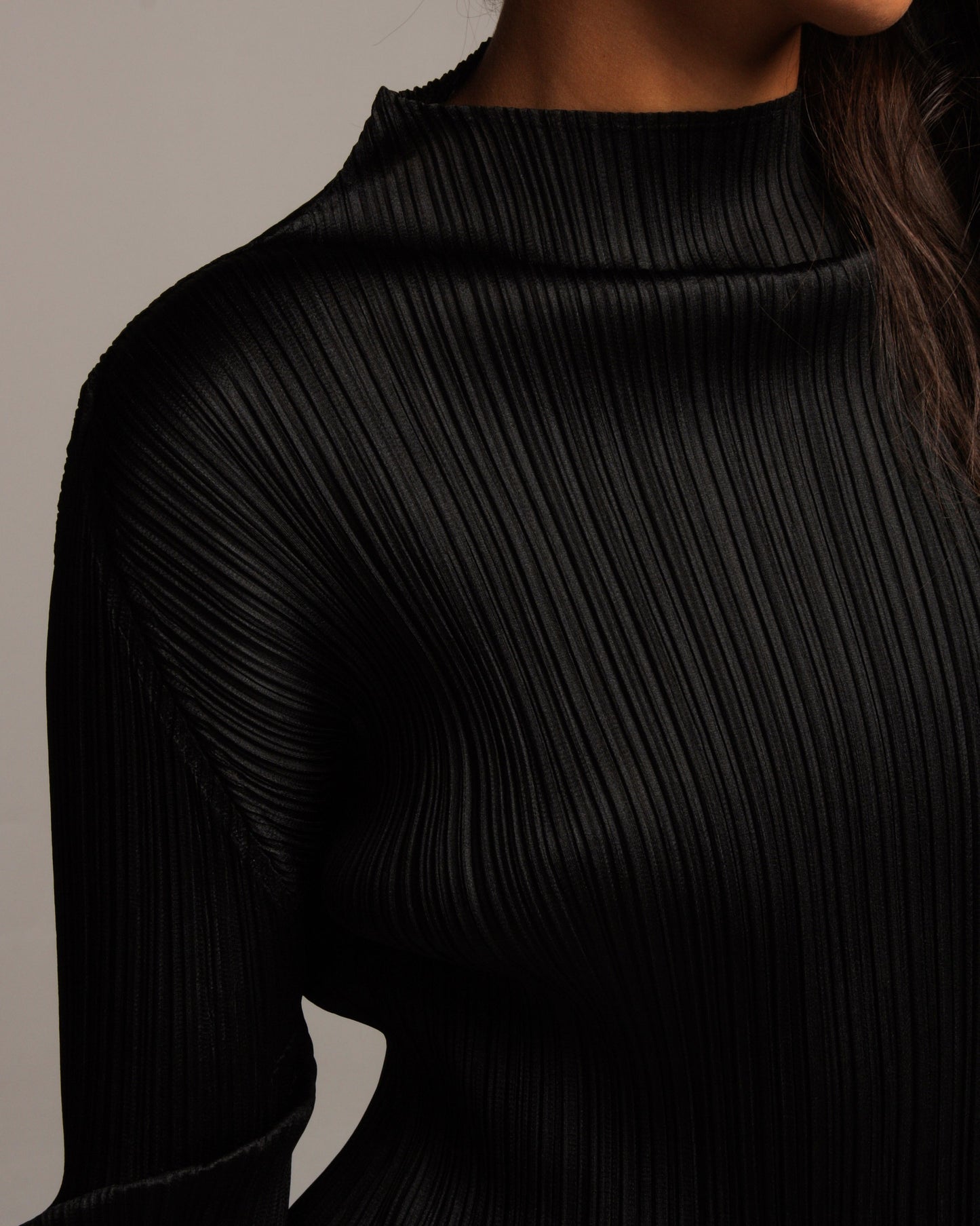 Black Classic Long Sleeve Top