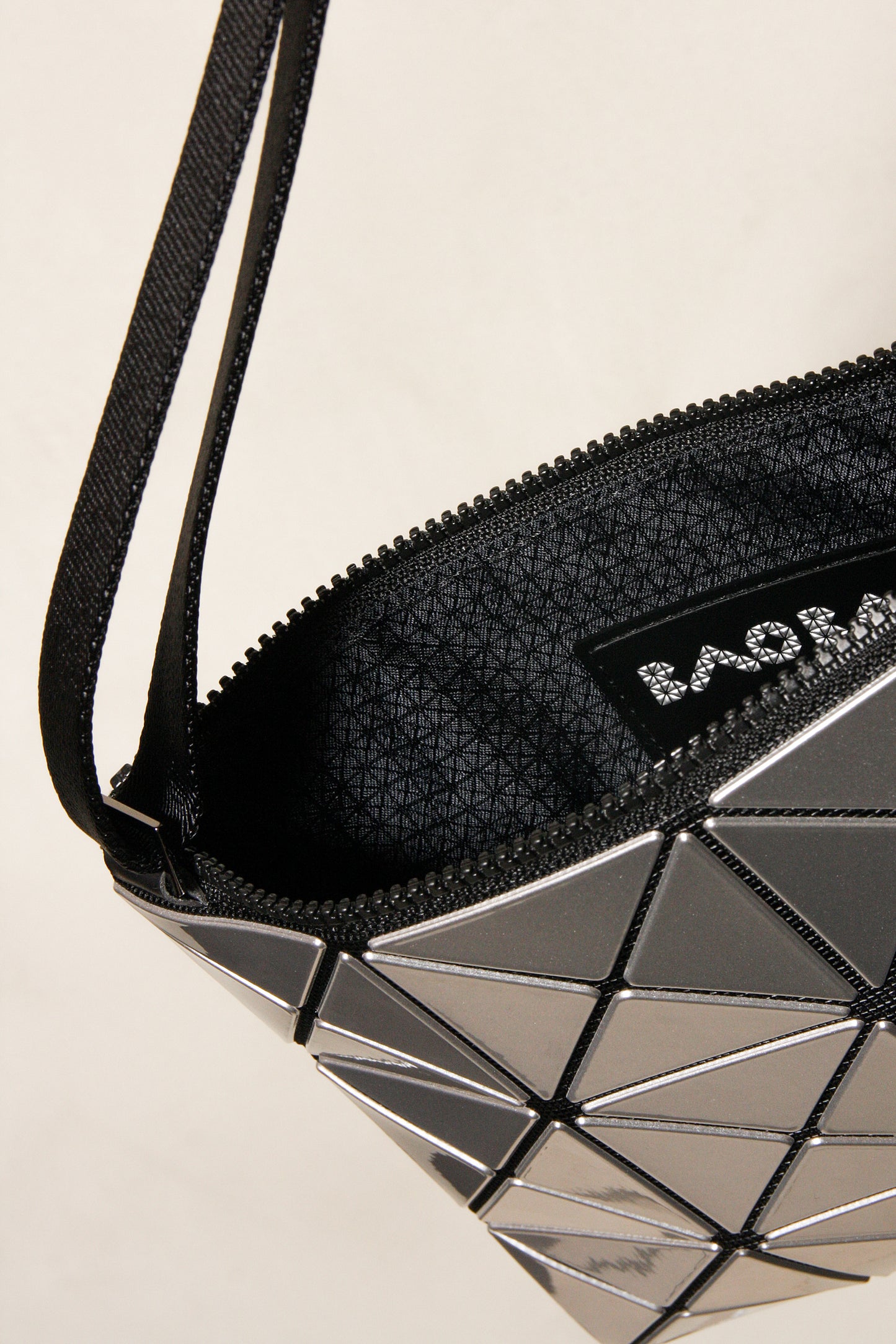 Silver Lucent Crossbody Bag