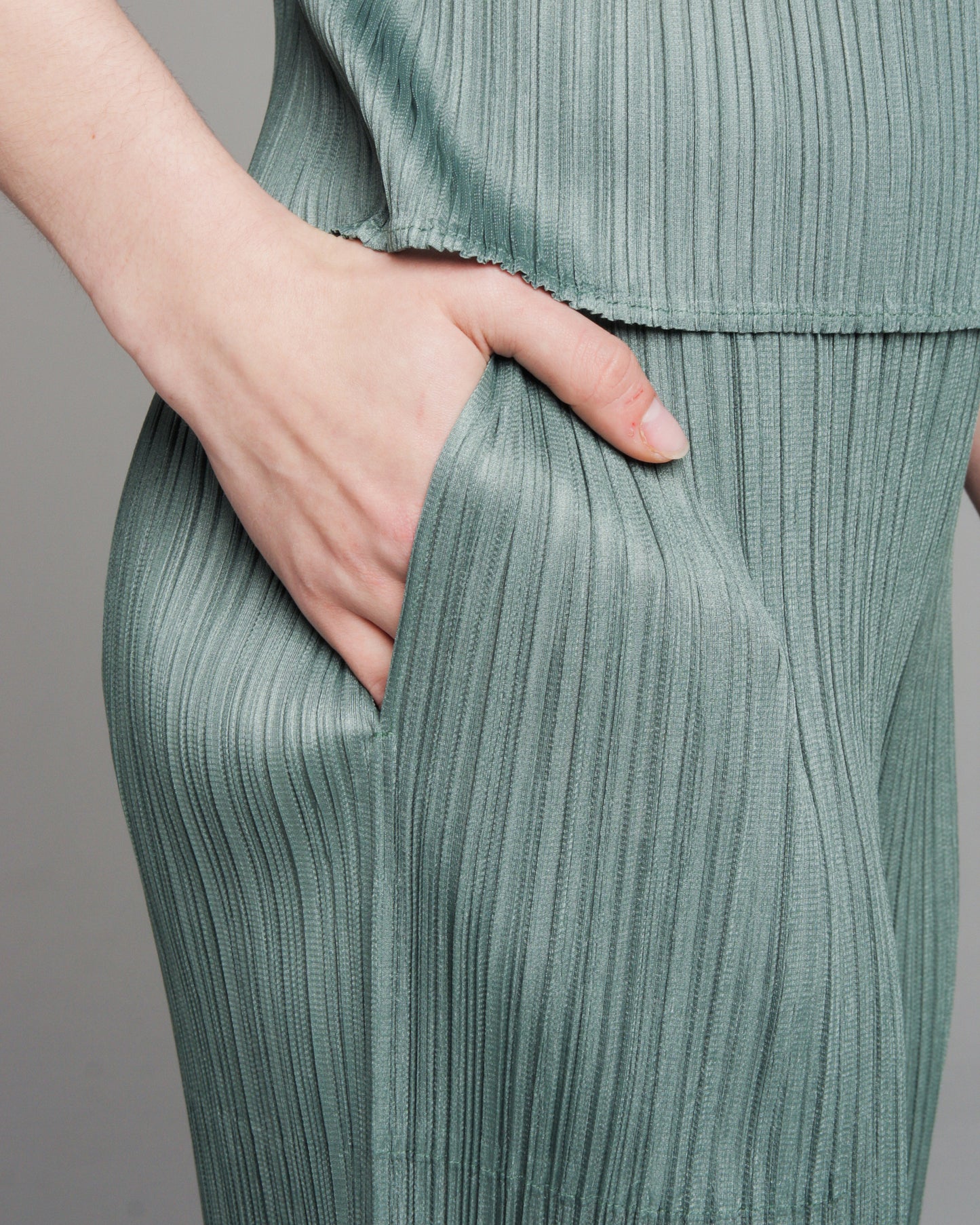 Sage Pleated Pants