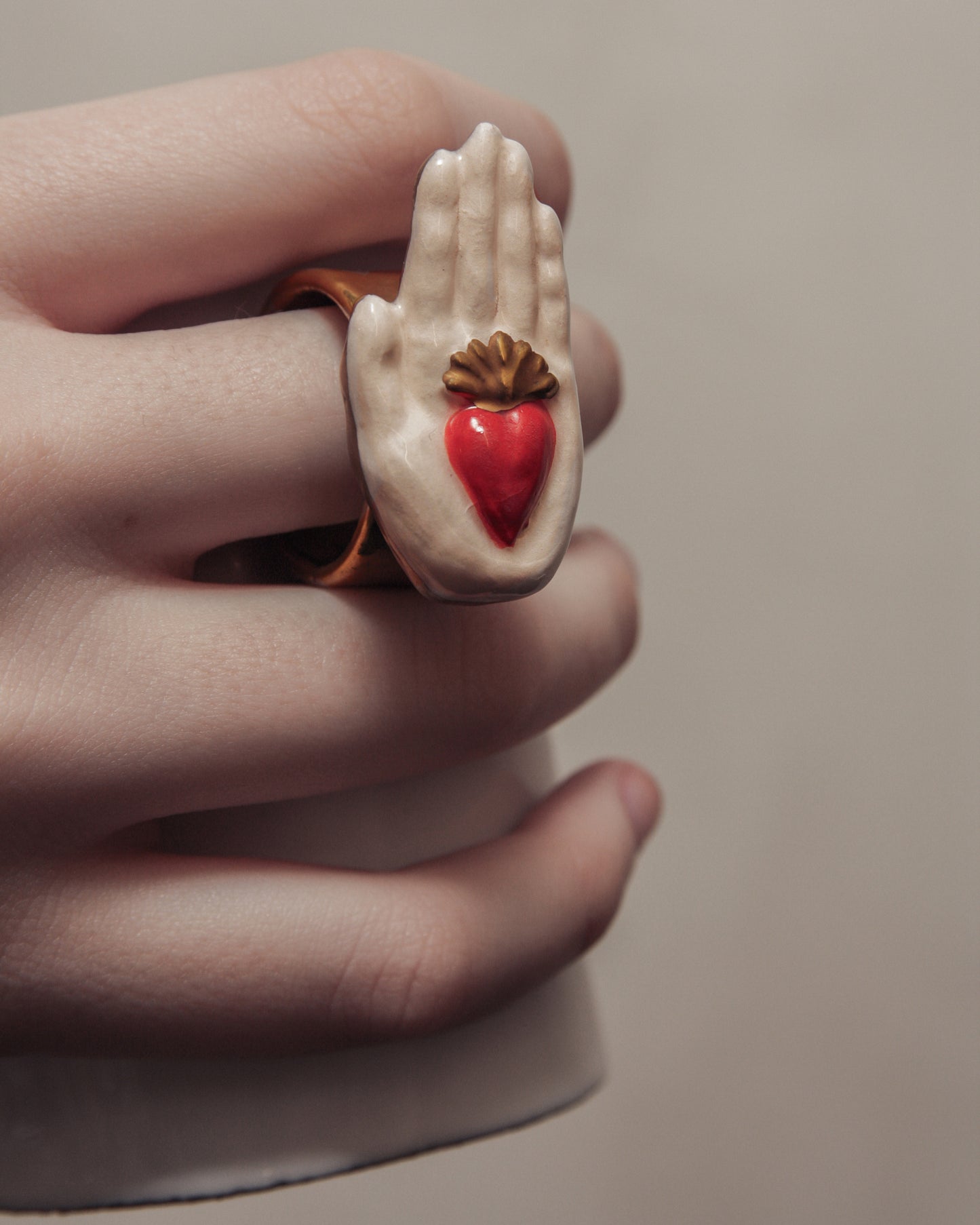 Serena Carone Heart On Hand Cup