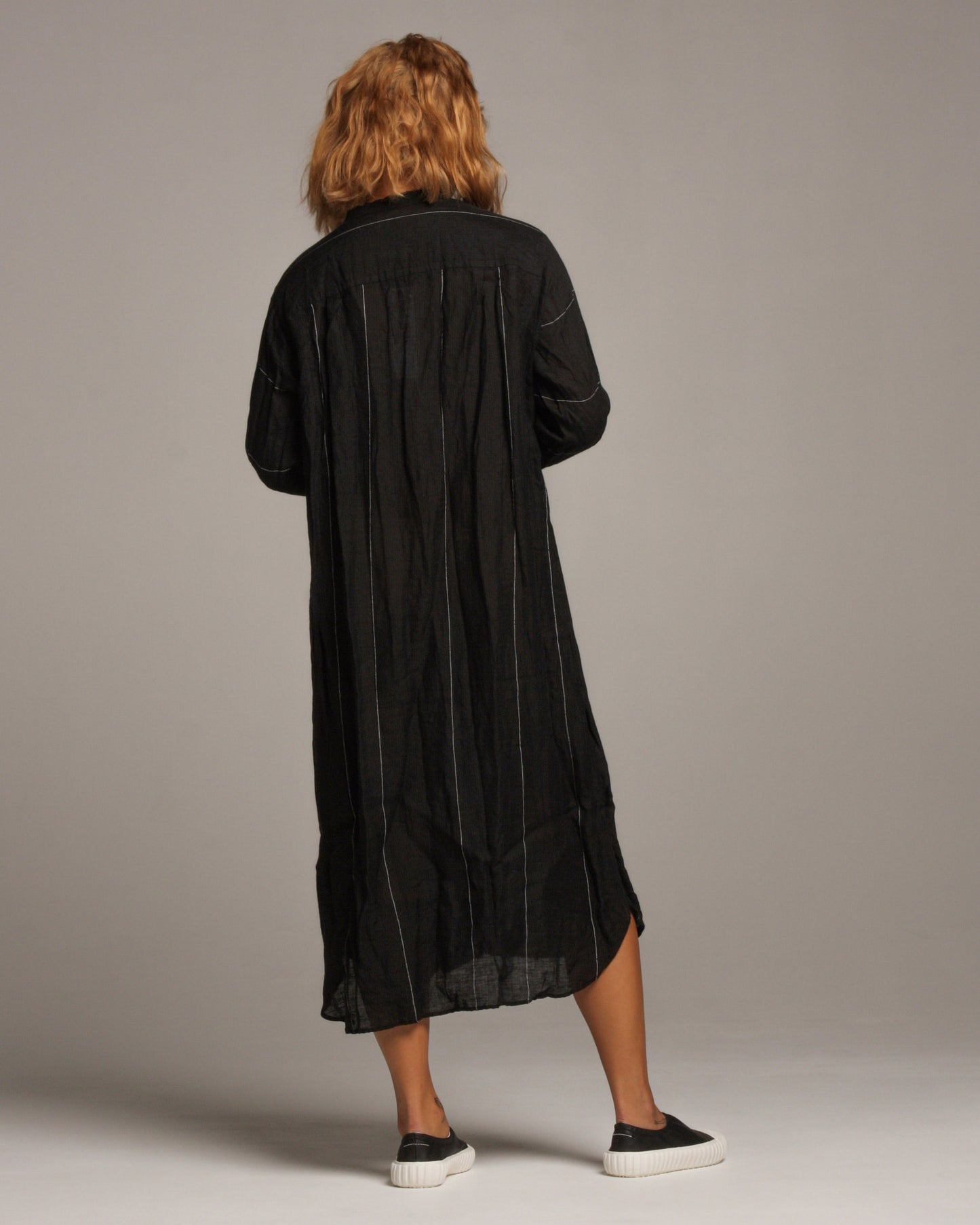 Lightweight Longsleeve Stripe Dress