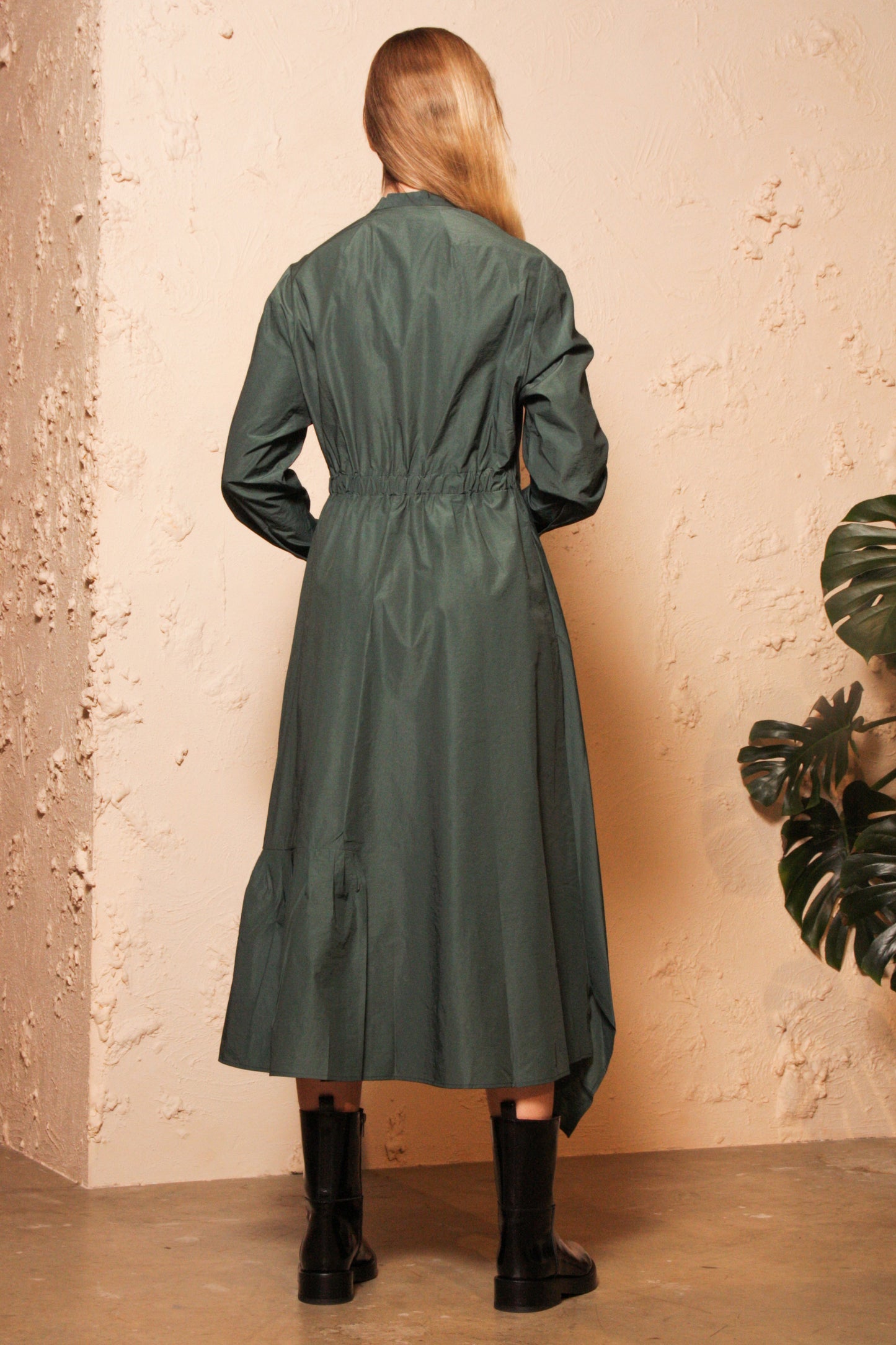 Dabbar Green Shirtdress