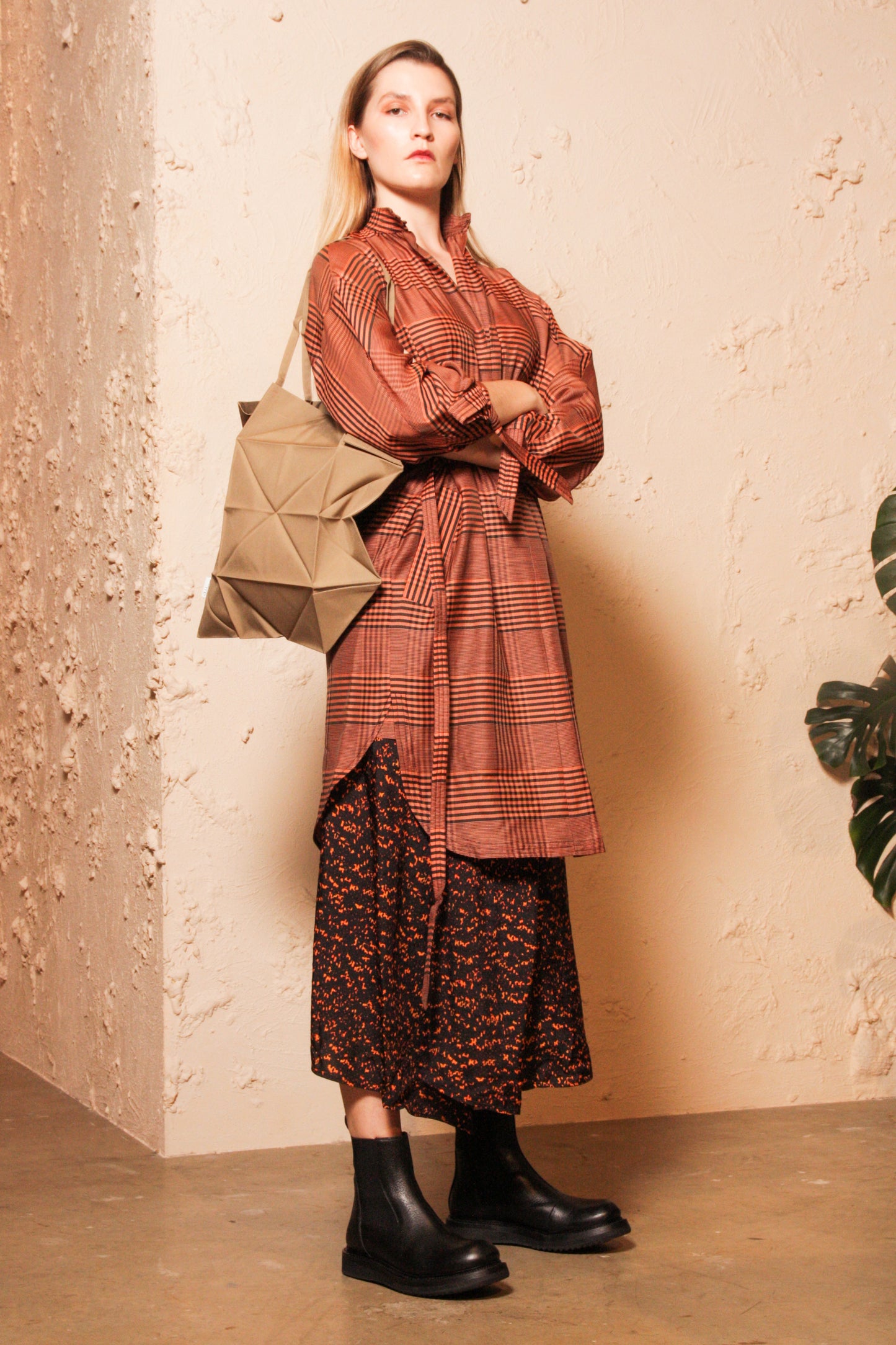 Danakai Check Shirtdress