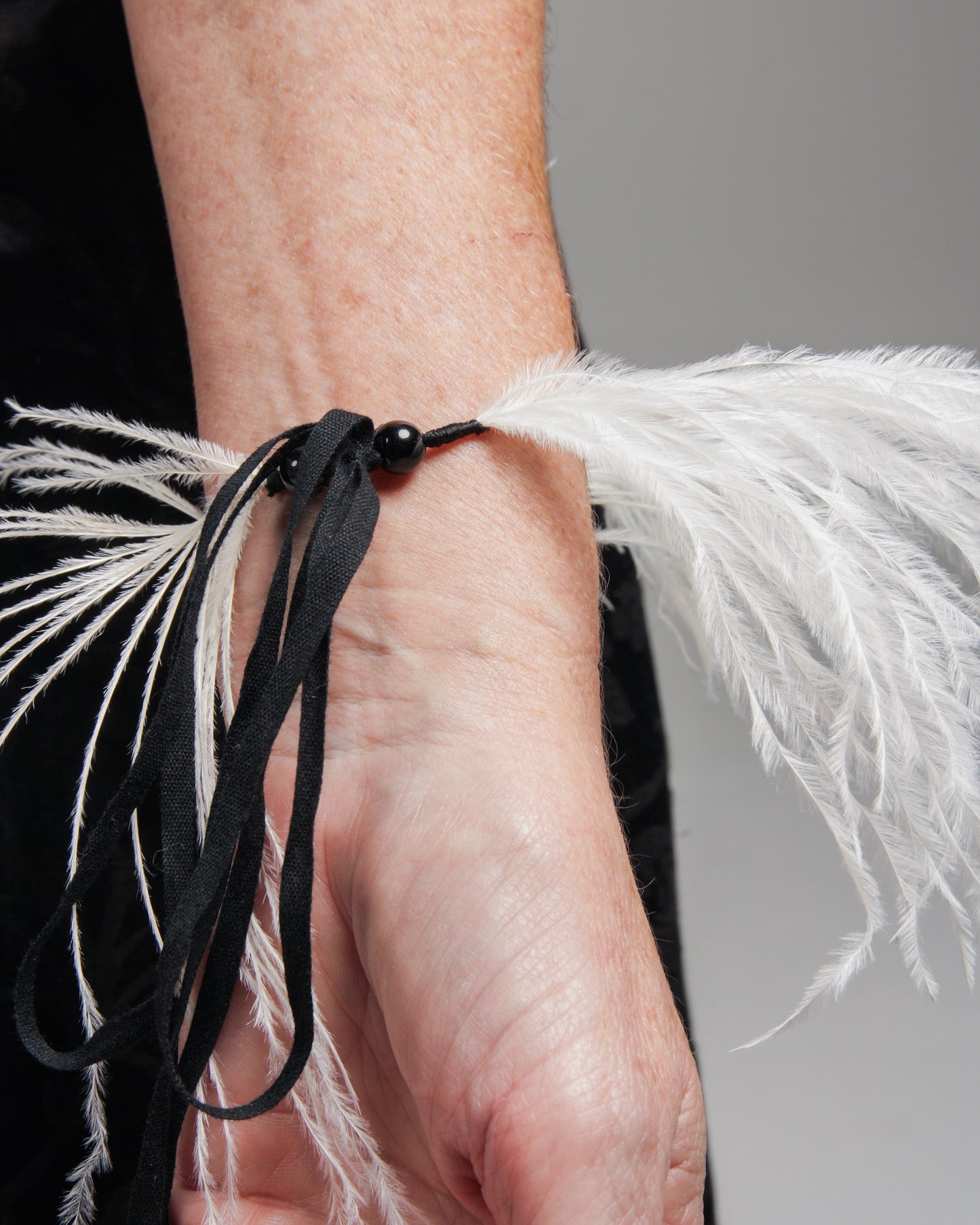 Feather Bracelet White