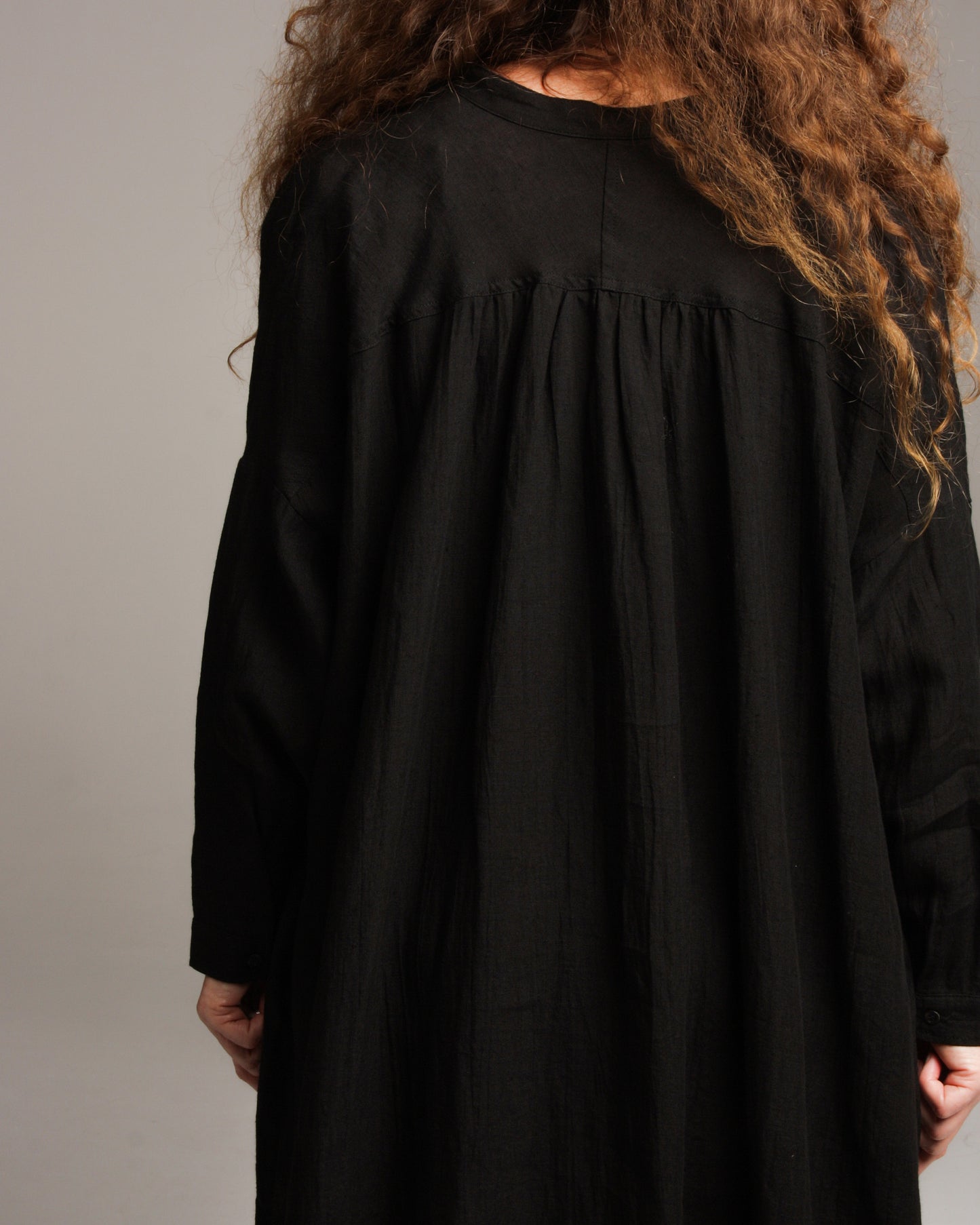 Black Linen Dress