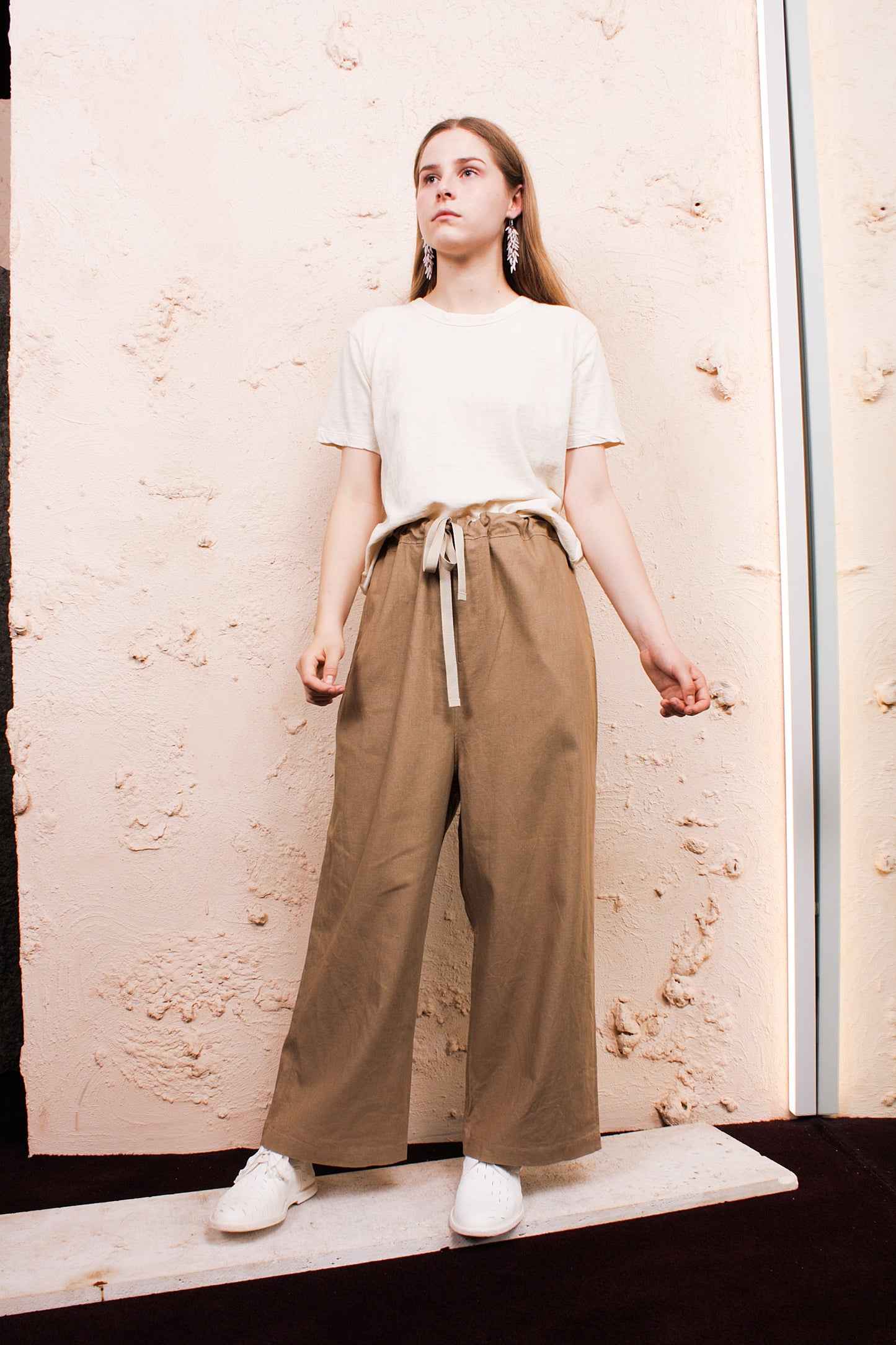 Beige China Pant