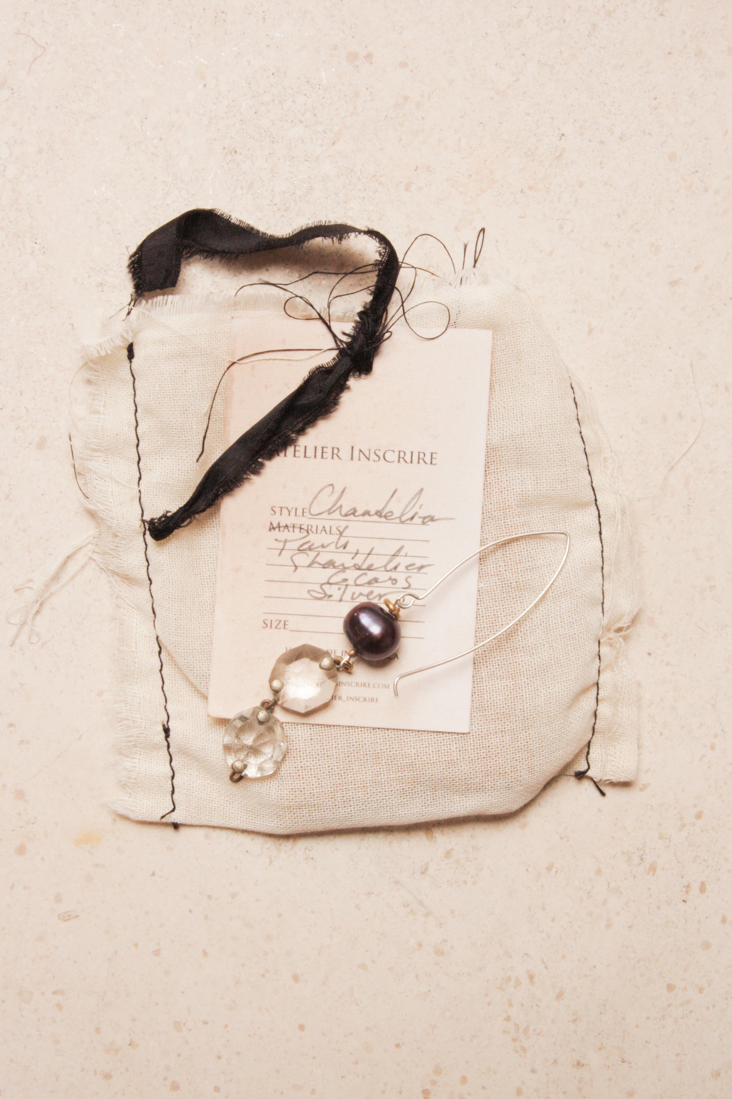 Chandelier and Pearl Earring