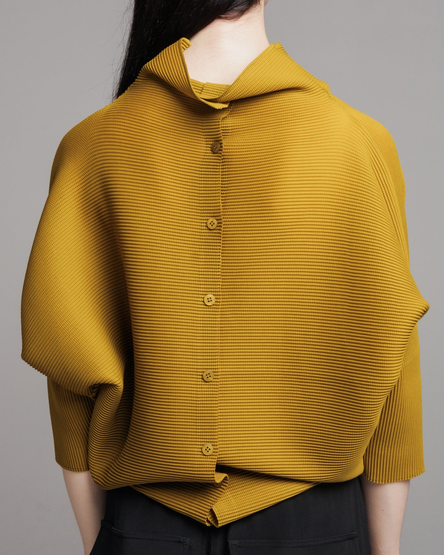 Mustard Dolman Stretch Cardigan