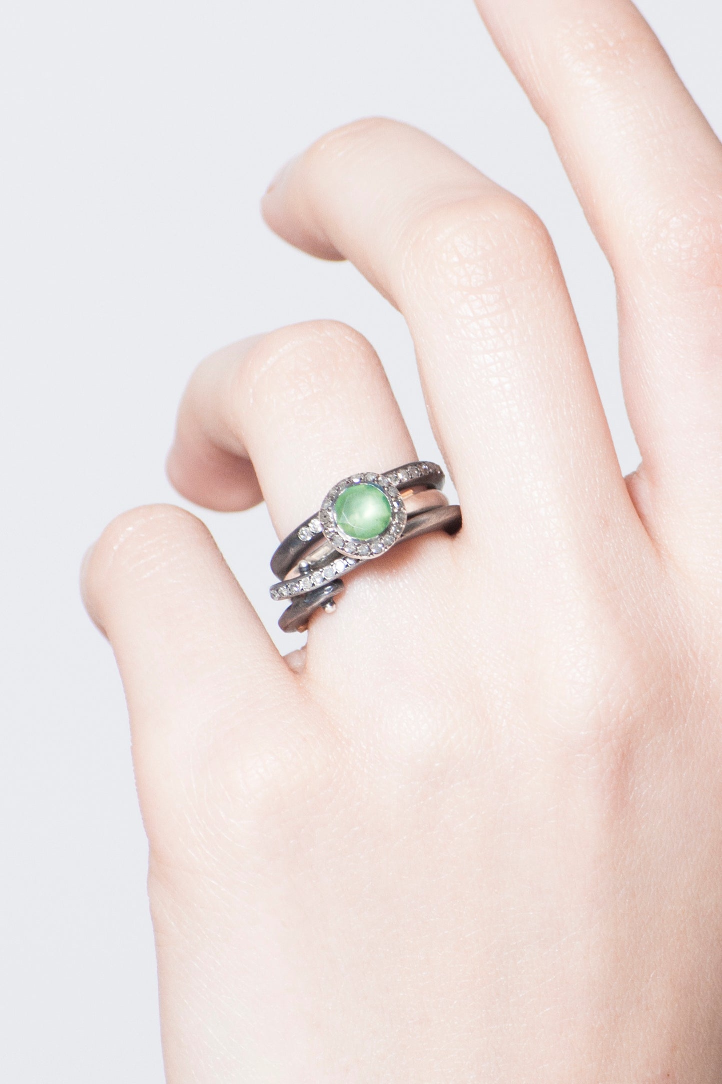 Image Icy Grey Diamond Band