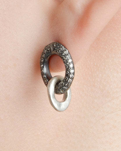 Atoll Icy Grey Diamond Earrings