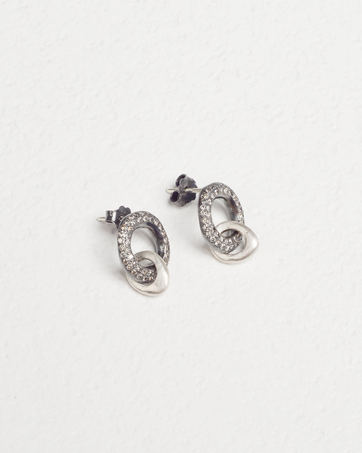 Atoll Icy Grey Diamond Earrings