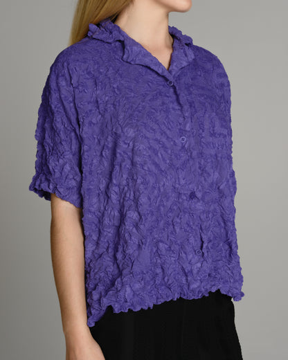 Violet Geometric Farm Pile Meringue Top