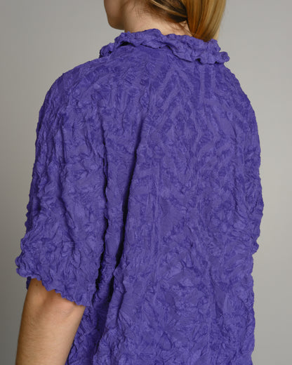Violet Geometric Farm Pile Meringue Top