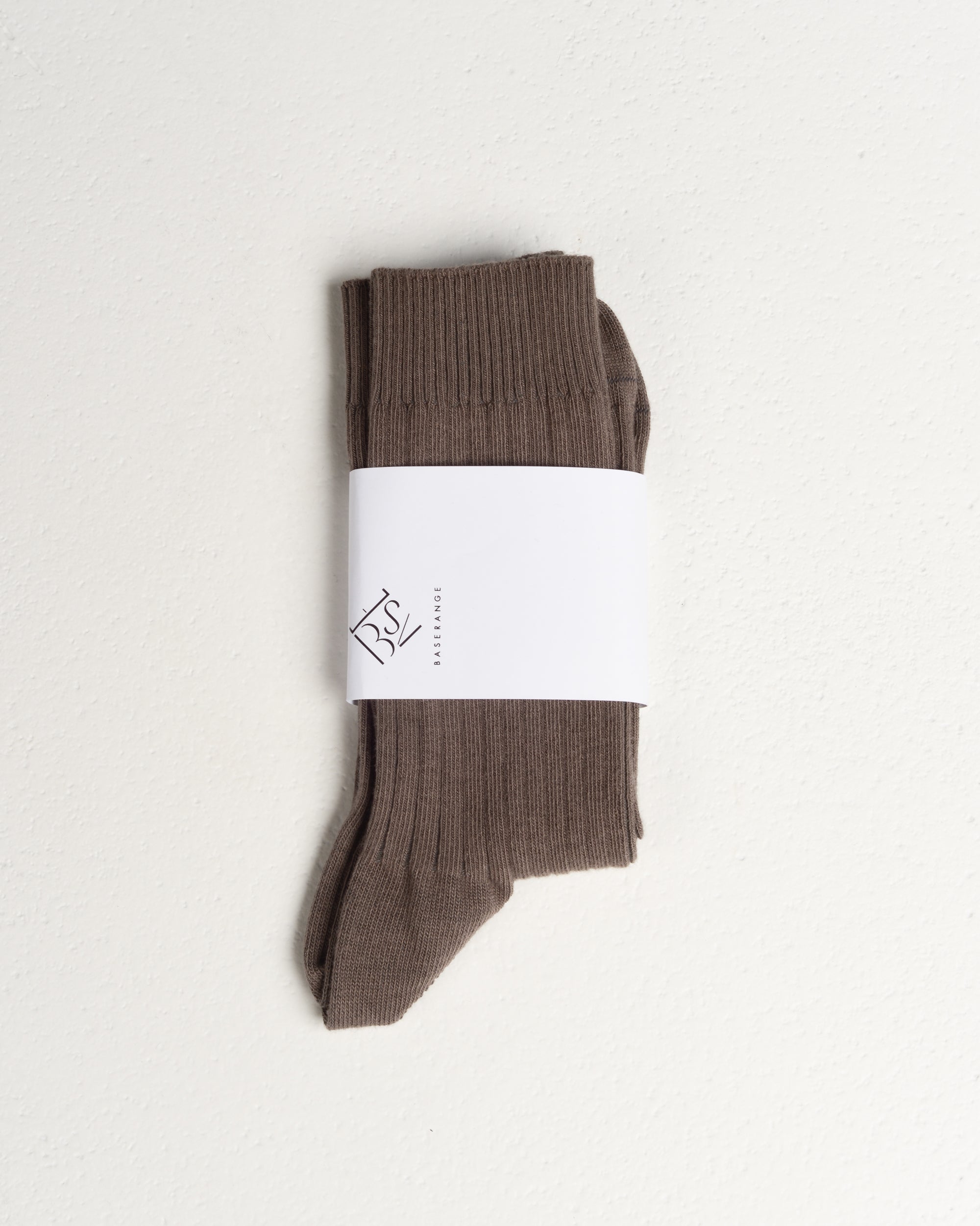 Brown Rib Ankle Socks Dilettante