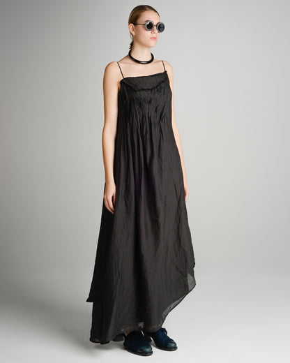 Black Pleated Dress