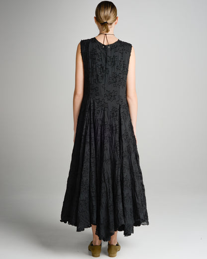 Black Cross Flower Dress