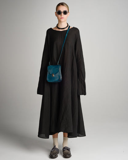 Black Oversized Long Sleeve Dress