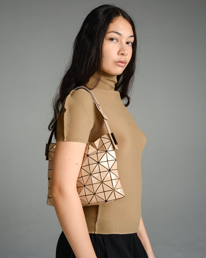 Beige Baguette Handbag