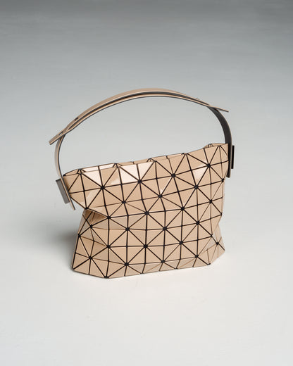 Beige Baguette Handbag