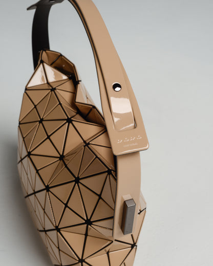 Beige Baguette Handbag