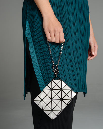 Grey Flipper Chain Purse