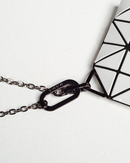 Grey Flipper Chain Purse