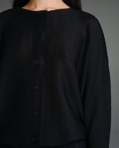 Black Dolman Knit Cardigan