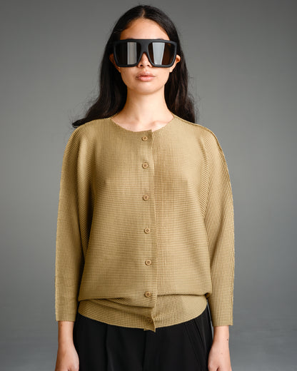 Beige Dolman Knit Cardigan