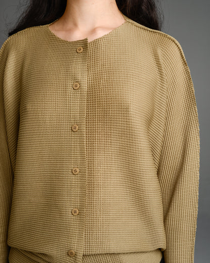 Beige Dolman Knit Cardigan