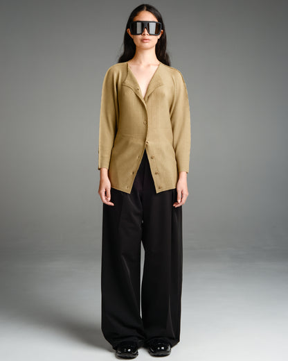 Beige Dolman Knit Cardigan
