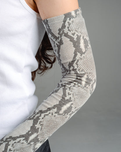 Snake Print Gloves