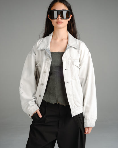 White Denim Jacket