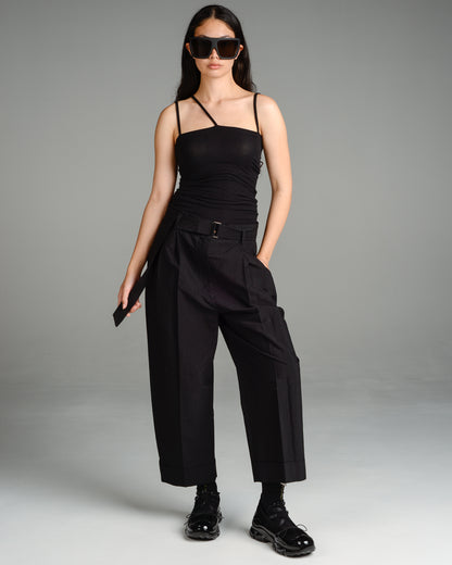 Paiti Cropped Belted Pants