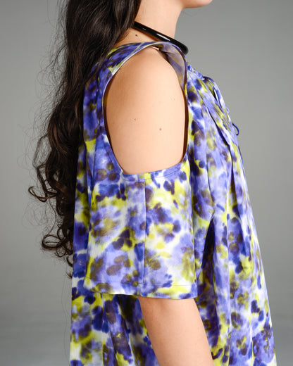 Tahar Gathered Neck Top