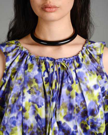 Tahar Gathered Neck Top