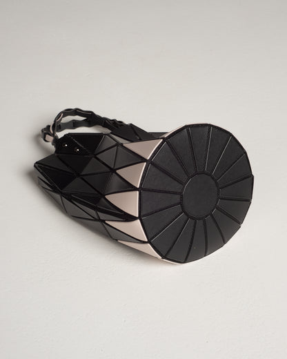 Black and Pink Bucket Bag