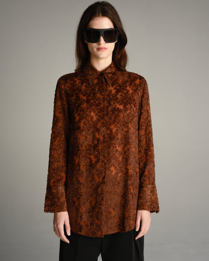 Brown Shaggy Longsleeve Shirt