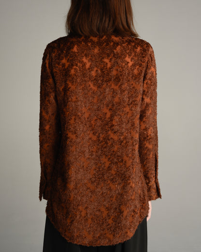 Brown Shaggy Longsleeve Shirt