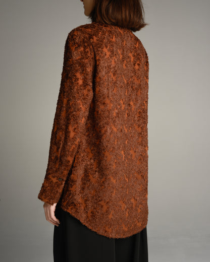 Brown Shaggy Longsleeve Shirt