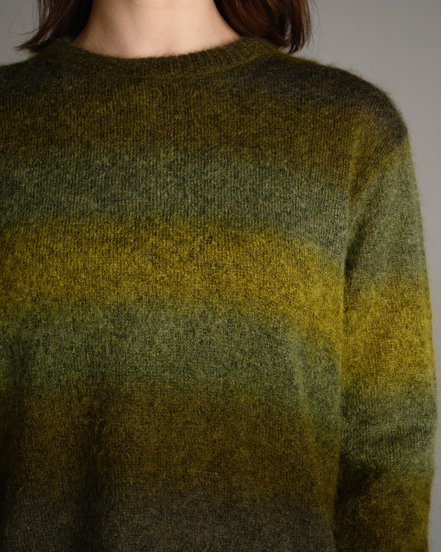 Army Green Mohair Sweater