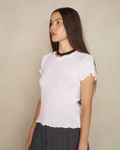 White Classic Cauliflower Shirt