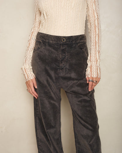 Dark Grey Tree Pants