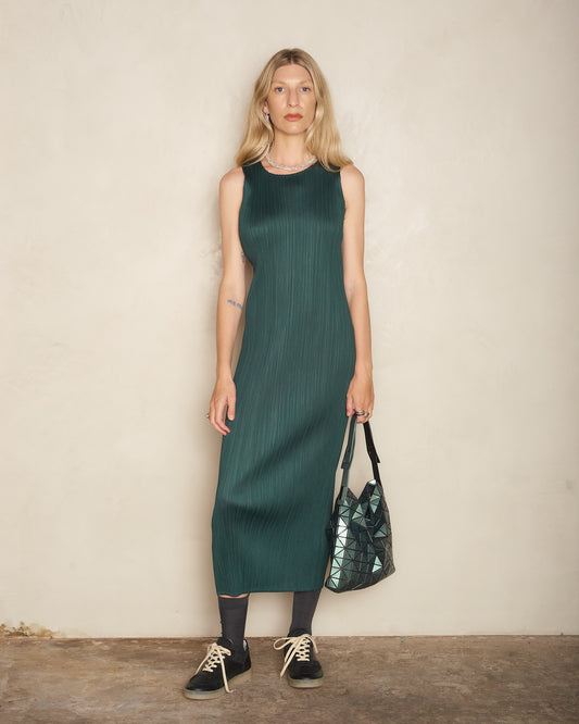 Dark Green Basic Tank Dress